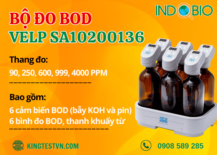 Bộ đo bod 6 Velp SA10200136